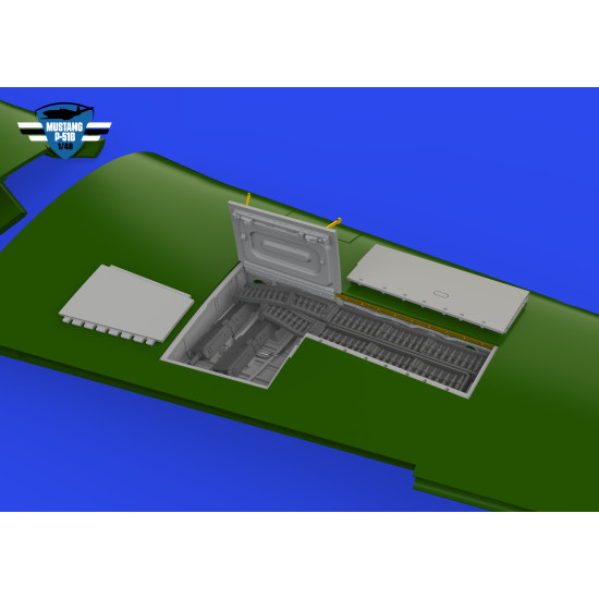 Eduard 648997 1/48 P-51B/C gun bays PRINT Brassin for Aircraft