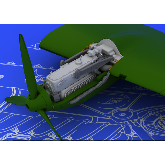 Eduard 672005 1/72 DB 601A/N for Bf 110C/D/E Brassin for Aircraft