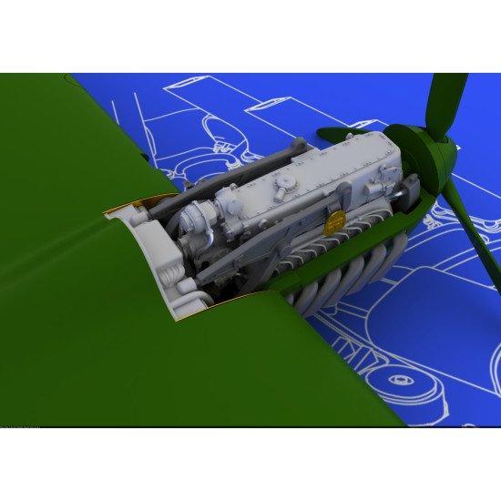 Eduard 672005 1/72 DB 601A/N for Bf 110C/D/E Brassin for Aircraft