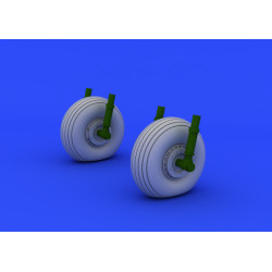 Eduard 672046 1/72 C-47 wheels Brassin for Aircraft