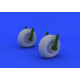 Eduard 672046 1/72 C-47 wheels Brassin for Aircraft