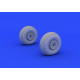 Eduard 672046 1/72 C-47 wheels Brassin for Aircraft