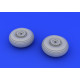 Eduard 672046 1/72 C-47 wheels Brassin for Aircraft
