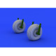 Eduard 672046 1/72 C-47 wheels Brassin for Aircraft