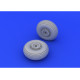Eduard 672046 1/72 C-47 wheels Brassin for Aircraft