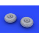 Eduard 672046 1/72 C-47 wheels Brassin for Aircraft