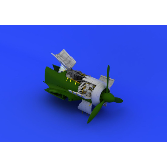 Eduard 672088 1/72 Fw 190A-8 engine & fuselage guns Brassin for Aircraft