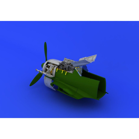 Eduard 672088 1/72 Fw 190A-8 engine & fuselage guns Brassin for Aircraft