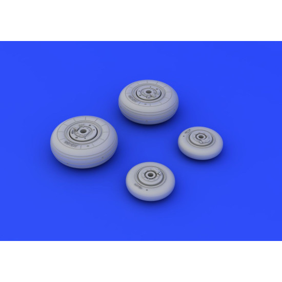 Eduard 672090 1/72 MiG-29 wheels Brassin for Aircraft