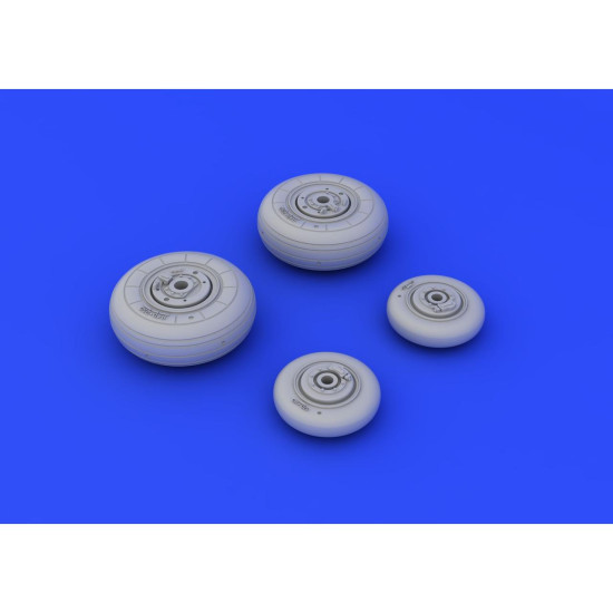 Eduard 672090 1/72 MiG-29 wheels Brassin for Aircraft