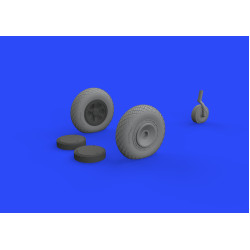 Eduard 672221 1/72 P-47D wheels Brassin for Aircraft