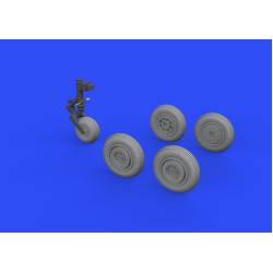 Eduard 672228 1/72 MiG-17 wheels Brassin for Aircraft