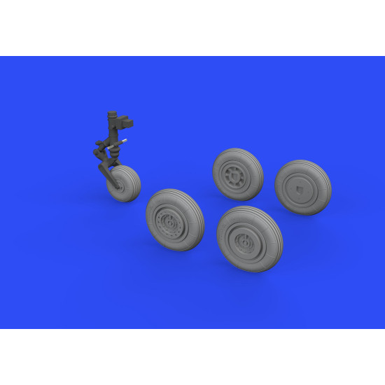 Eduard 672228 1/72 MiG-17 wheels Brassin for Aircraft