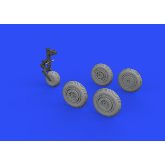 Eduard 672228 1/72 MiG-17 wheels Brassin for Aircraft