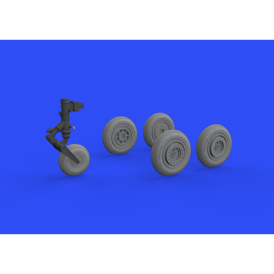 Eduard 672228 1/72 MiG-17 wheels Brassin for Aircraft