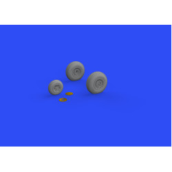 Eduard 672241 1/72 B-26 Marauder wheels Brassin for Aircraft