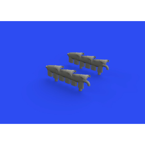Eduard 672250 1/72 Spitfire Mk.Vc exhaust stacks Brassin for Aircraft