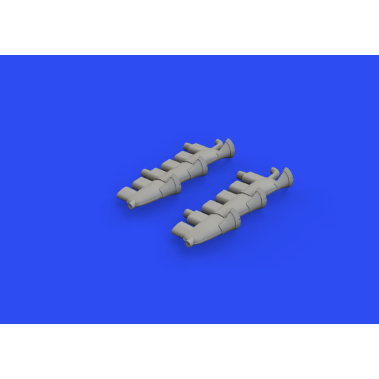 Eduard 672250 1/72 Spitfire Mk.Vc exhaust stacks Brassin for Aircraft