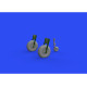 Eduard 672251 1/72 Beaufort Mk.I wheels Brassin for Aircraft Eduard 672251 1/72 Beaufort Mk.I wheels Brassin for Aircraft