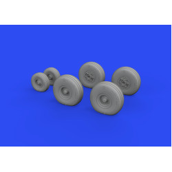 Eduard 672263 1/72 C-130 wheels Brassin for Aircraft