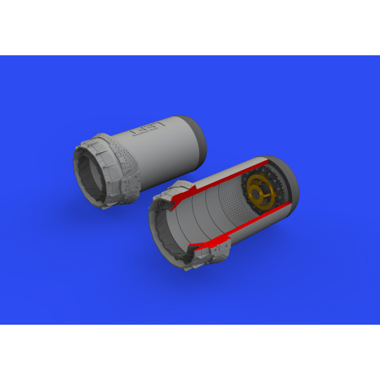 Eduard 672270 1/72 Tornado GR.1 exhaust nozzles Brassin for Aircraft