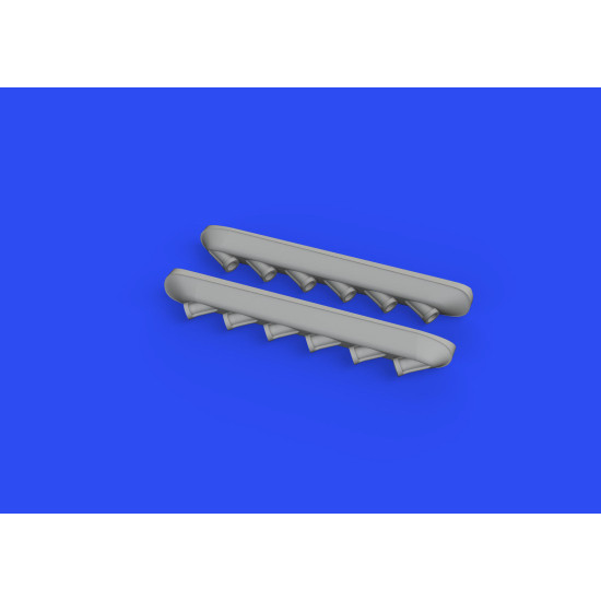 Eduard 672280 1/72 P-51B/C exhausts stacks w/fairing PRINT Brassin for Aircraft