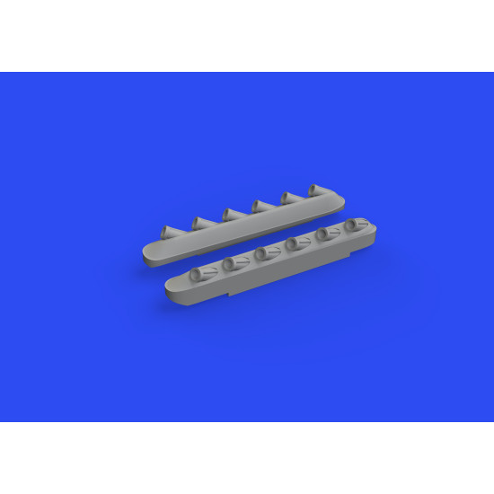 Eduard 672280 1/72 P-51B/C exhausts stacks w/fairing PRINT Brassin for Aircraft