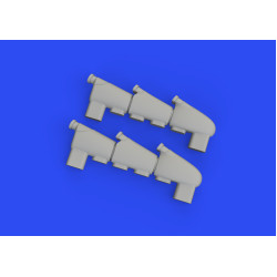 Eduard 672301 1/72 Hurricane Mk.I exhaust stacks Brassin for Aircraft
