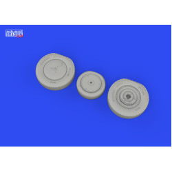 Eduard 672304 1/72 P-39Q wheels w/rims PRINT Brassin for Aircraft