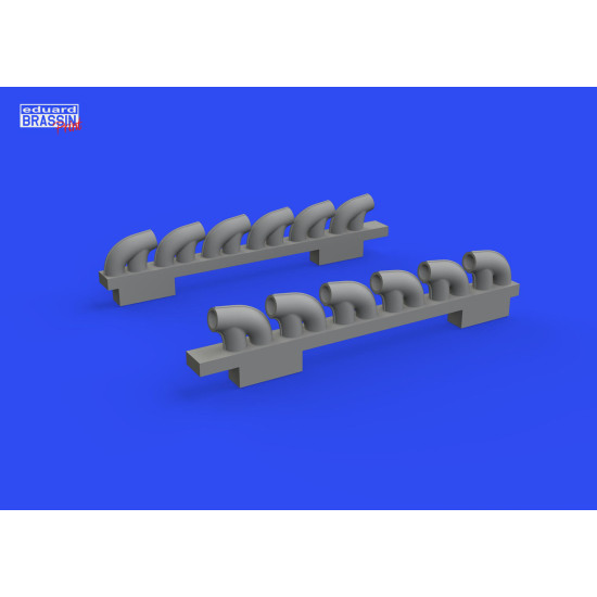 Eduard 672305 1/72 P-39Q exhaust stacks PRINT Brassin for Aircraft