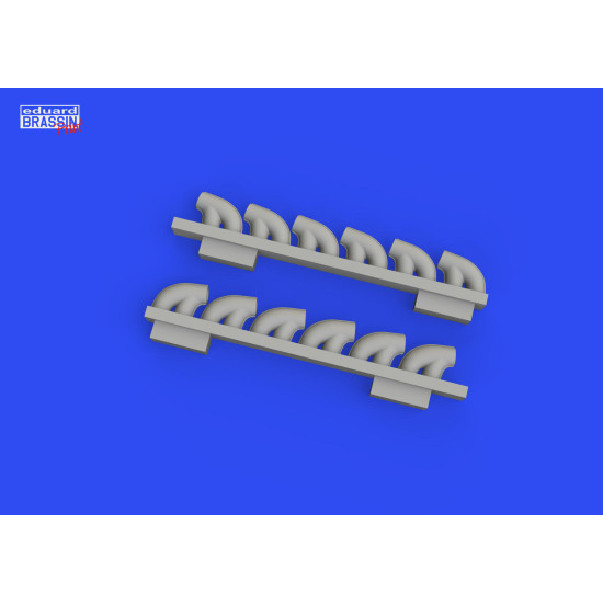 Eduard 672305 1/72 P-39Q exhaust stacks PRINT Brassin for Aircraft