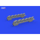Eduard 672305 1/72 P-39Q exhaust stacks PRINT Brassin for Aircraft