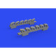 Eduard 672305 1/72 P-39Q exhaust stacks PRINT Brassin for Aircraft