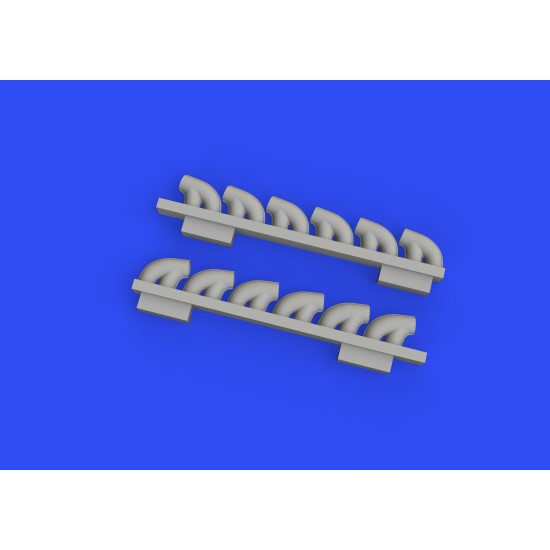 Eduard 672305 1/72 P-39Q exhaust stacks PRINT Brassin for Aircraft
