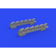 Eduard 672305 1/72 P-39Q exhaust stacks PRINT Brassin for Aircraft
