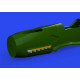 Eduard 672325 1/72 Bf 109F/G exhaust stacks PRINT Brassin for Aircraft
