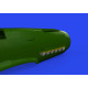 Eduard 672325 1/72 Bf 109F/G exhaust stacks PRINT Brassin for Aircraft