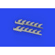 Eduard 672325 1/72 Bf 109F/G exhaust stacks PRINT Brassin for Aircraft