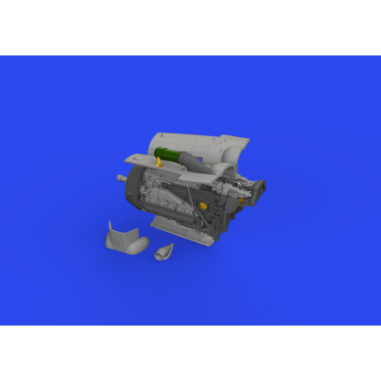 Eduard 672352 1/72 Bf 109G-6 engine PRINT Brassin for Aircraft