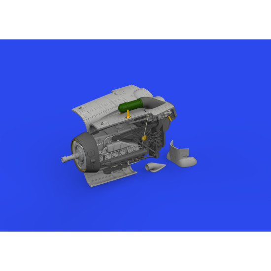 Eduard 672352 1/72 Bf 109G-6 engine PRINT Brassin for Aircraft