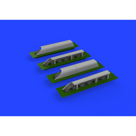 Eduard 672356 1/72 Me 410 exhaust stacks PRINT Brassin for Aircraft