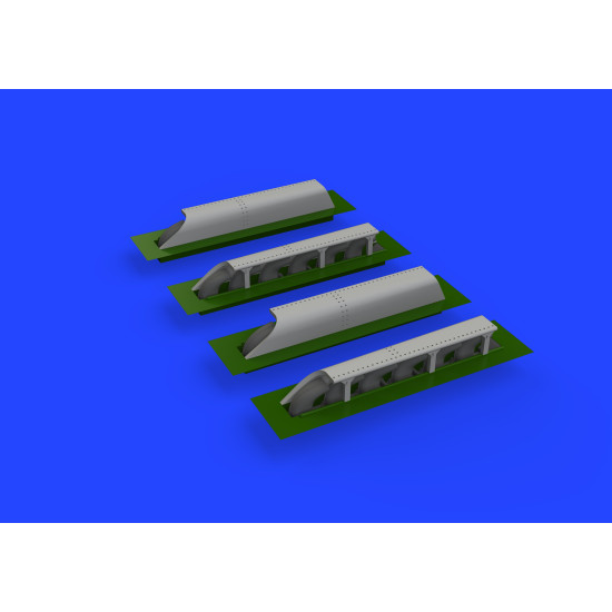 Eduard 672356 1/72 Me 410 exhaust stacks PRINT Brassin for Aircraft