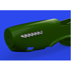 Eduard 672358 1/72 P-51D exhaust stacks PRINT Brassin for Aircraft