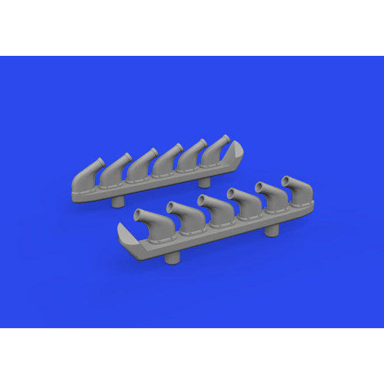 Eduard 672358 1/72 P-51D exhaust stacks PRINT Brassin for Aircraft