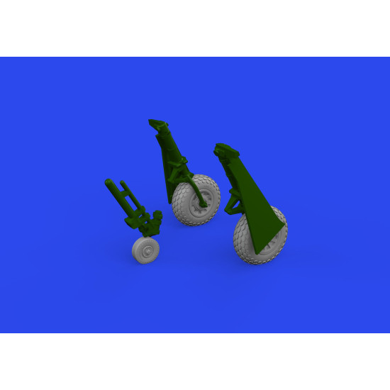 Eduard 672367 1/72 P-51D wheels oval tread Brassin for Aircraft