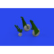 Eduard 672367 1/72 P-51D wheels oval tread Brassin for Aircraft