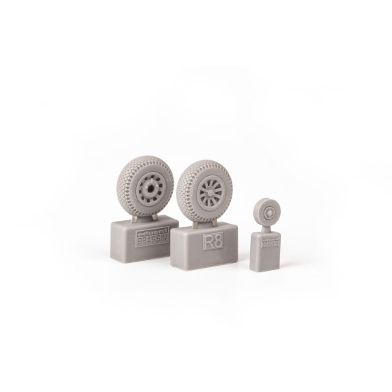 Eduard 672368 1/72 P-51D wheels cross tread Brassin for Aircraft