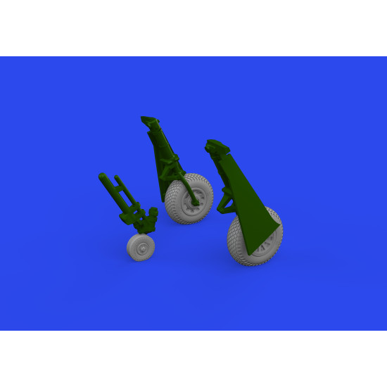 Eduard 672368 1/72 P-51D wheels cross tread Brassin for Aircraft