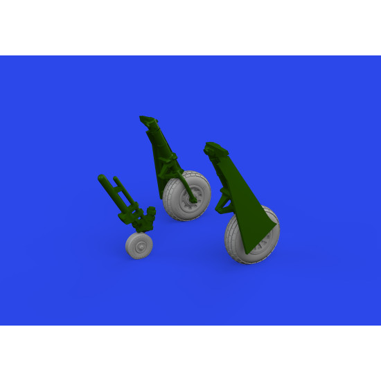 Eduard 672369 1/72 P-51D wheels block tread Brassin for Aircraft