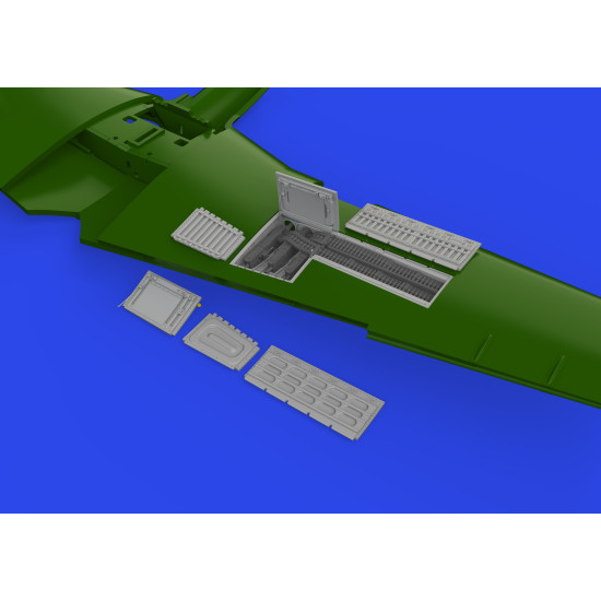 Eduard 672379 1/72 P-51D gun bays PRINT Brassin for Aircraft